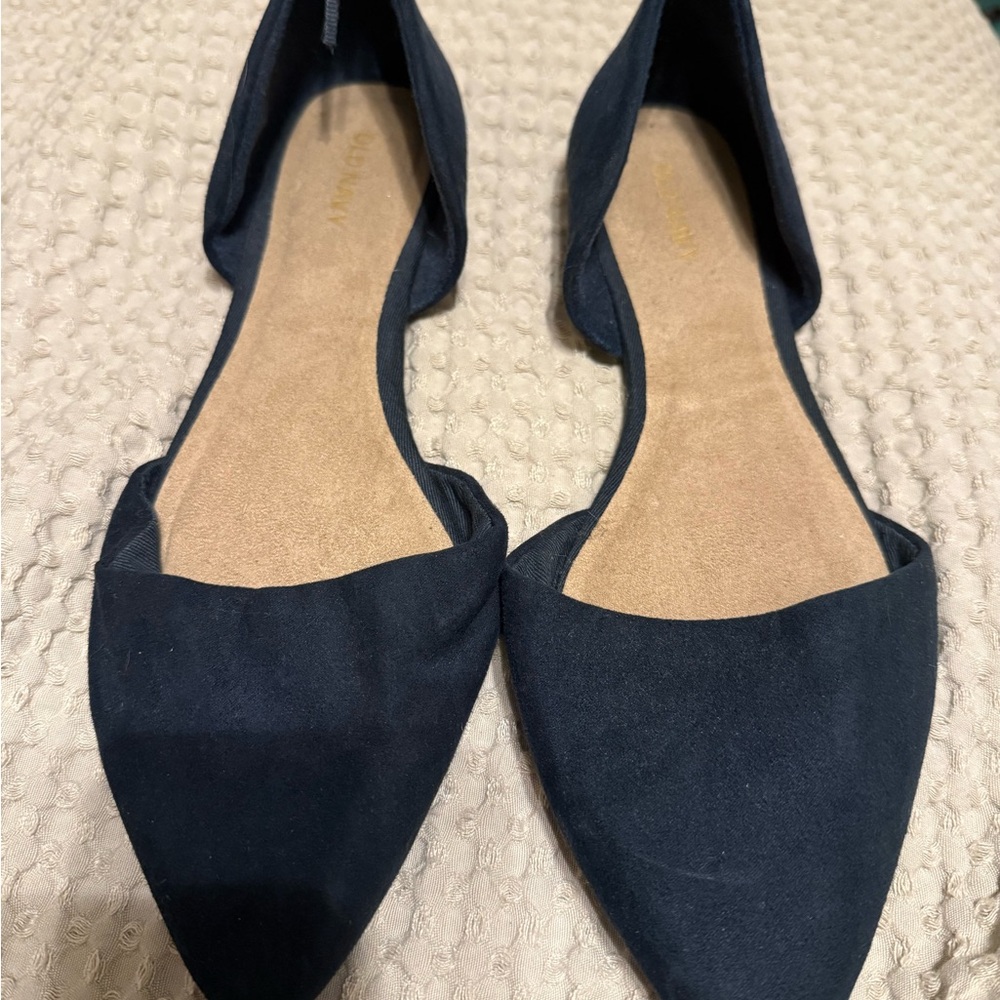 Old Navy Black Flats Versatile Comfort Loafers
